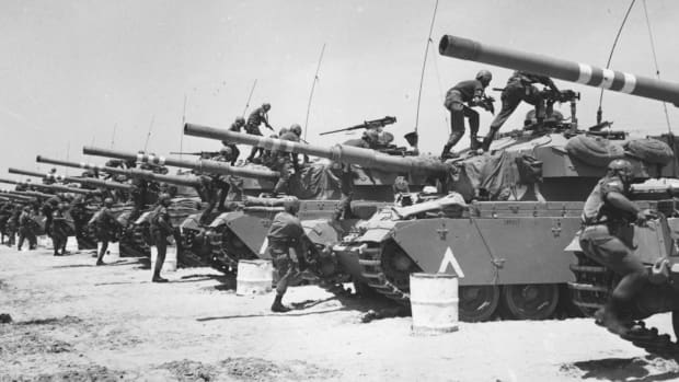 Learn how the Six-Day War between Israel and its Palestinian Arab rivals — Egypt, Syria, Jordan and Iraq — redrew the map of the Middle East in 1967. See how Israel's preemptive military attacks decimated its enemies and doubled its territory.