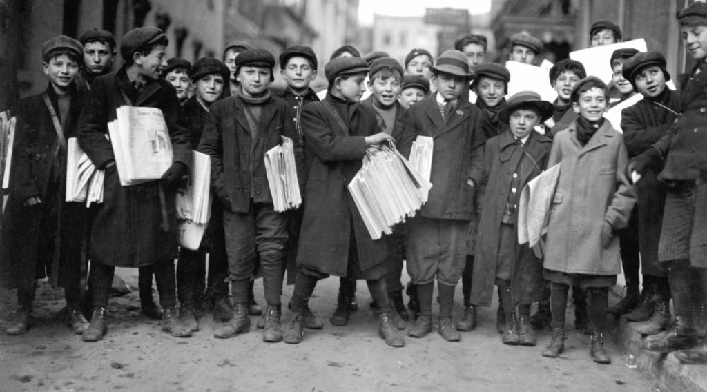 February 23, 1908&nbsp;Newsies