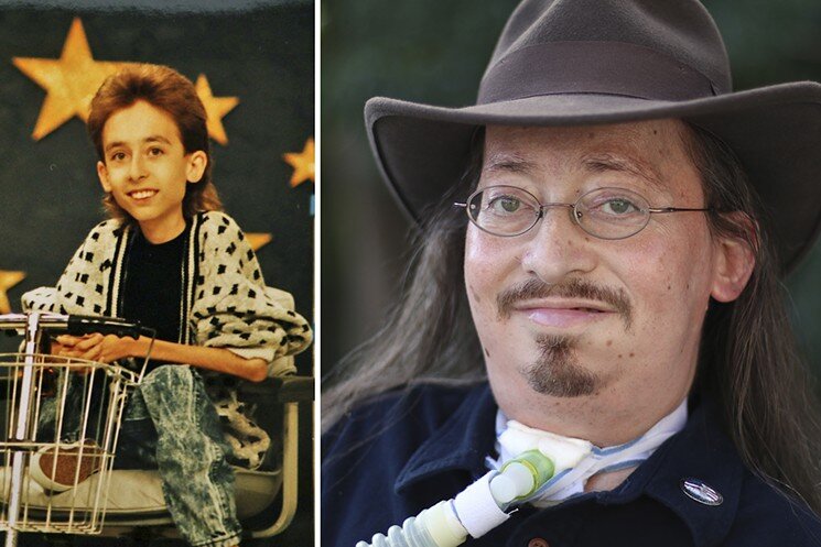 The author's brother Ian (pictured in high school and today) met Sonken at Gold Coast, where the two talked about University School. Photo courtesy of the Pearl family / Photo by Kristin Bjørnsen