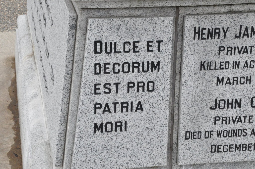 November 4, 1918 Dulce et decorum&nbsp;est