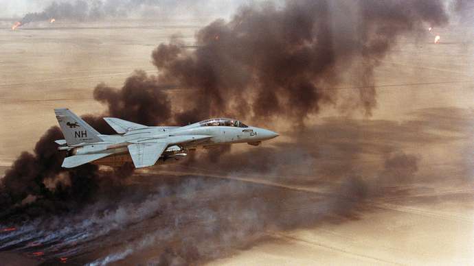 Persian Gulf War: burning oil wells