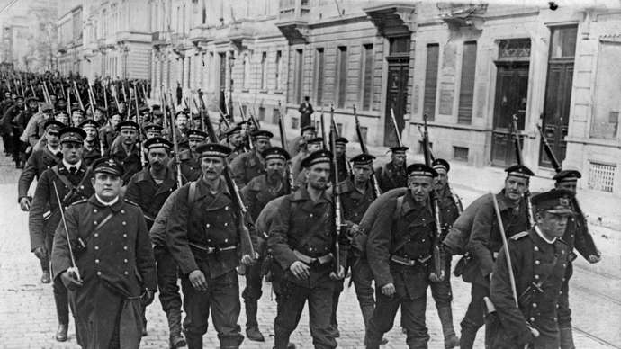 World War I; German sailors