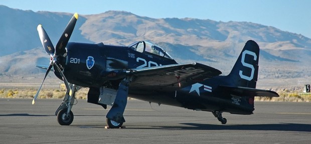 The Grumman F8F Bearcat eventually saw action in Korea. 