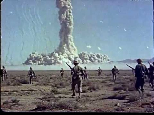 As many as seven nuclear weapons would have been at the Allies disposal by 1946. (Image soure: Youtube)