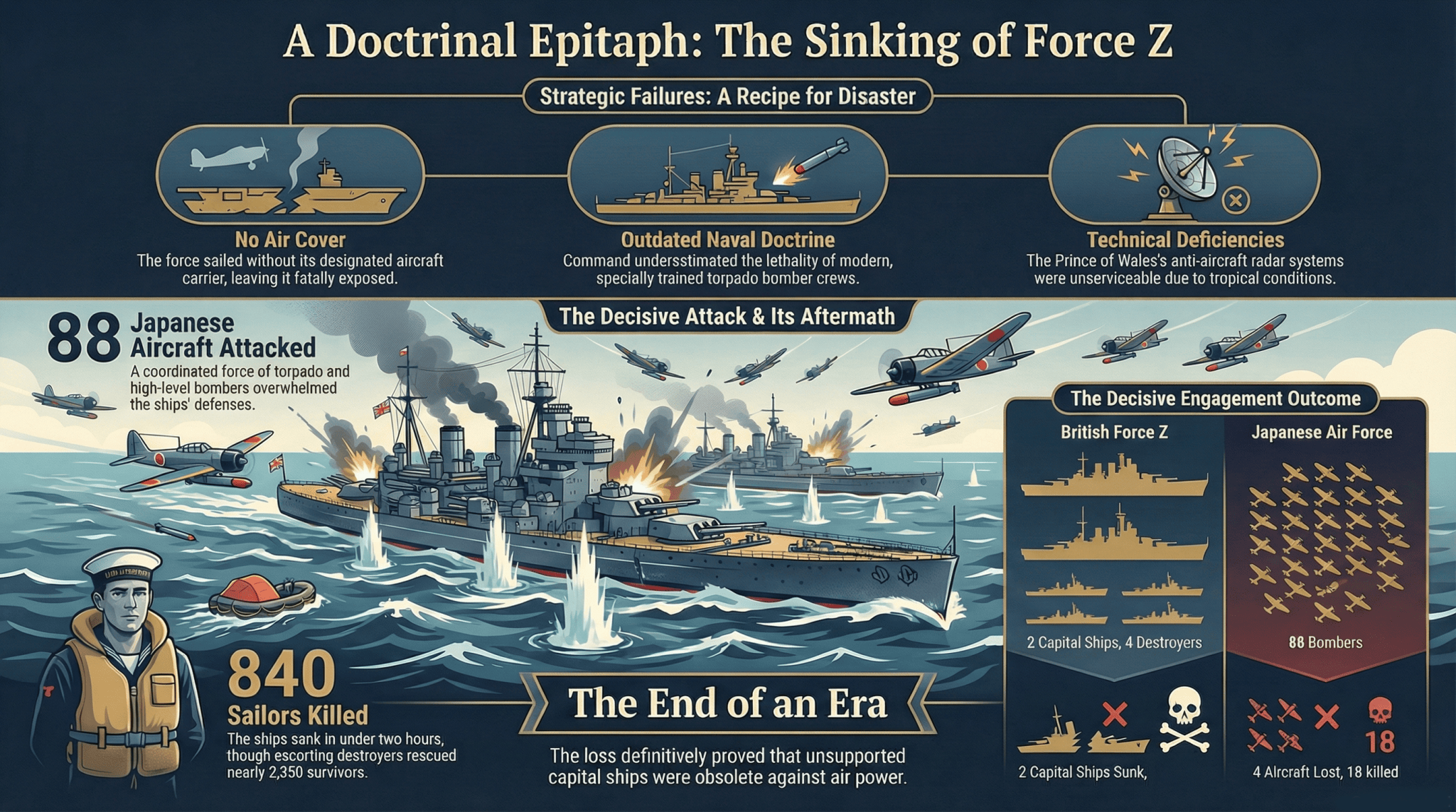 The Doctrinal Epitaph: The Loss of Force Z – DAVE DOES HISTORY